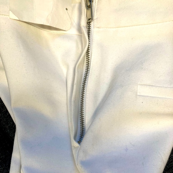 Women’s white side-zip size 4 cigarette trousers NWT - Picture 6 of 6
